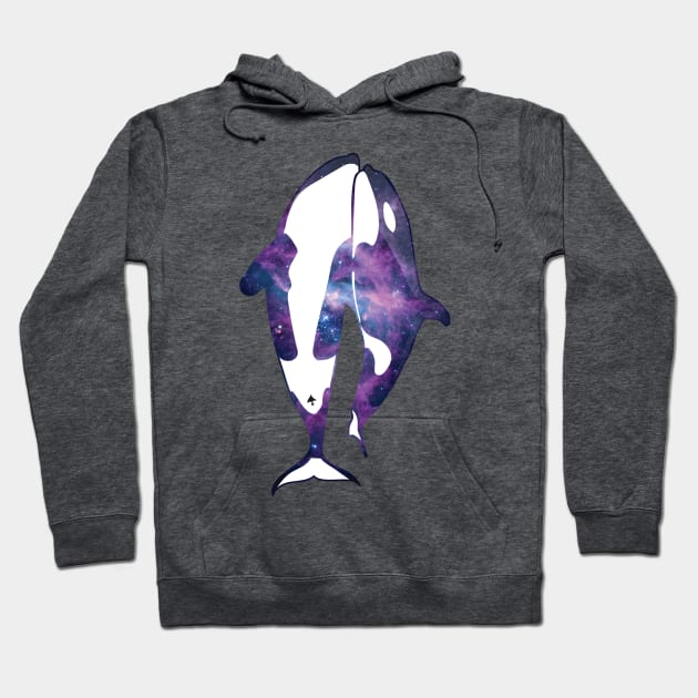 Orca Twins in Space Hoodie by ThinkingSimple